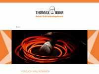 thomasbeer.de Webseite Vorschau