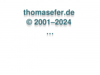 thomasefer.de Webseite Vorschau