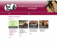 thomasgemeinde-stuttgart.de Webseite Vorschau