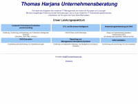 thomasharjans.de Webseite Vorschau