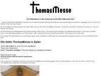 thomasmesse-aalen.de Webseite Vorschau