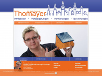 thomayer-immobilien.de Webseite Vorschau