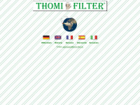 thomi-filter.ch Webseite Vorschau