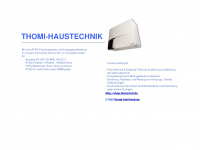 thomi-hst.de Webseite Vorschau