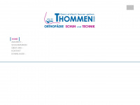 thommen-orthopaedie.ch Webseite Vorschau