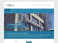 thonbergklinik-notfallzentrum.de Webseite Vorschau