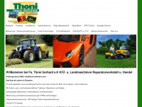 thoni-landtechnik.de Webseite Vorschau