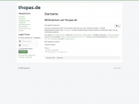 thopas.de Webseite Vorschau
