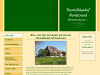 thormaehlen-nordstrand.de Webseite Vorschau