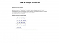 thueringen-pension.de Webseite Vorschau