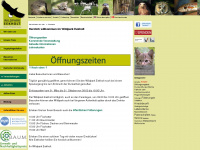 wildpark-eekholt.de Webseite Vorschau