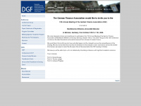 dgf2008.de Webseite Vorschau