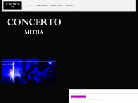 concertomedia.com Webseite Vorschau