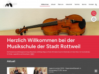 musikschule-rottweil.de Webseite Vorschau