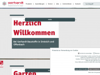 baustoff-gerhardt.de Webseite Vorschau
