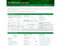 worldtradelaw.net Webseite Vorschau
