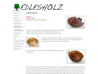 edlesholz.de Webseite Vorschau