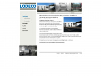 lodeco.de Webseite Vorschau