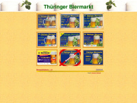 thueringer-biermarkt.de Webseite Vorschau