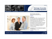 thueringer-kursreihe-mammasonographie.de Webseite Vorschau