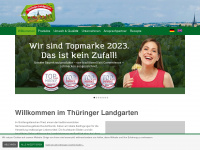 thueringer-landgarten.de Webseite Vorschau