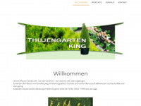 thujengarten.at Webseite Vorschau