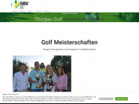 thurgaugolf.ch Webseite Vorschau