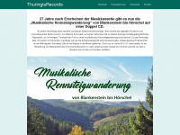 thuringiarecords.de Webseite Vorschau