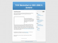thw-marienthal.de Webseite Vorschau