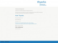 thyarks.de Webseite Vorschau