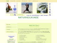 tiara-naturheilkunde.de Webseite Vorschau