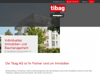 tibag-immobilien.ch Webseite Vorschau