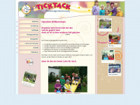 ticktack-kindertagesbetreuung.de Webseite Vorschau