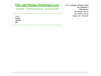 tief-oekobau-schiemann.de Webseite Vorschau