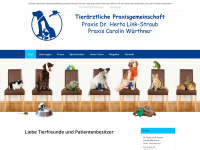 tieraerztinnen-tut.de Webseite Vorschau