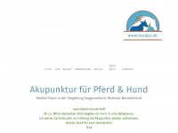 tieraku.ch Webseite Vorschau