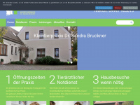 tierarzt-bruckner.de Webseite Vorschau