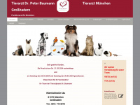 tierarzt-muenchen-baumann.de Webseite Vorschau