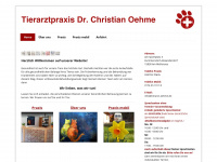 tierarzt-oehme.de Webseite Vorschau
