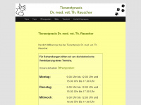 tierarzt-rauscher.de Webseite Vorschau