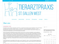 tierarzt-sg-west.ch Webseite Vorschau