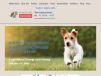 tierarztpraxis-foeller.de Webseite Vorschau