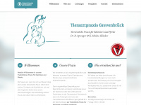 tierarztpraxis-grevenbrueck.de Webseite Vorschau
