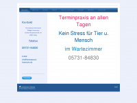 tierarztpraxis-hesemann.de Webseite Vorschau