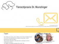 tierarztpraxis-munzlinger.de Webseite Vorschau