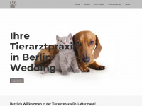 tierarztpraxis-wedding.de Webseite Vorschau
