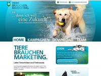 tiere-brauchen-marketing.de Webseite Vorschau