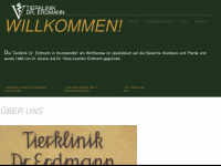 tierklinik-erdmann.at Webseite Vorschau
