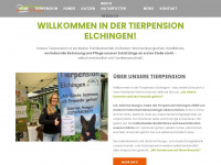 tierpension-elchingen.de Webseite Vorschau