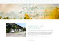 tierpension-honsowitz.de Webseite Vorschau